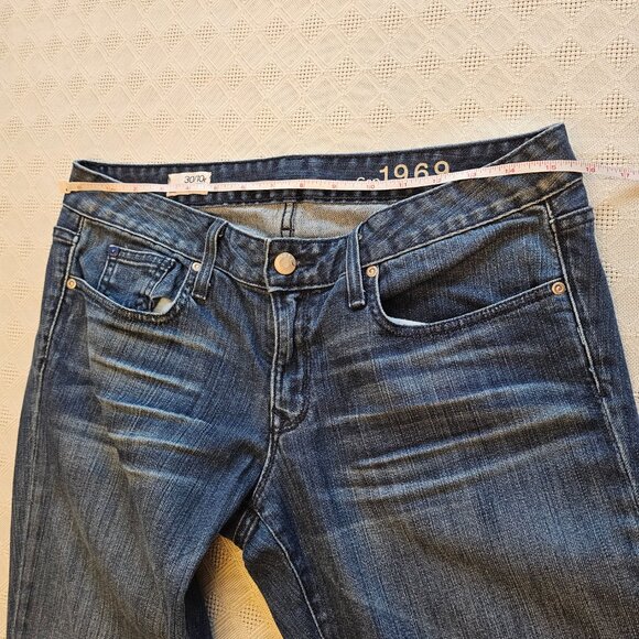 Gap 1969 Women’s Bootcut Jeans – Size 30/10 Long – Medium Wash, Flap Pockets - Picture 4 of 6